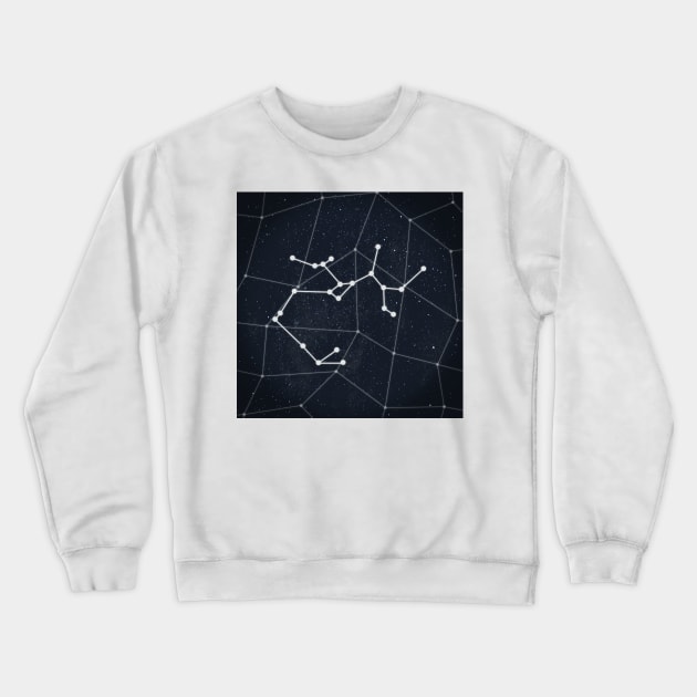 Sagittarius Constellation Crewneck Sweatshirt by RAADesigns